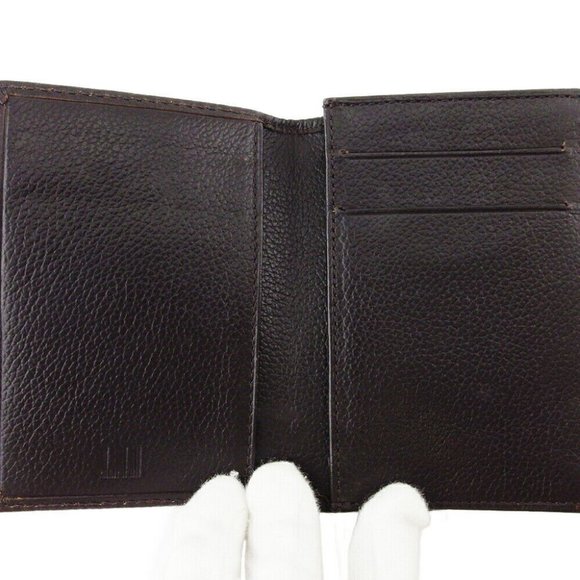 DUNHILL Card Case Windsor PVC x Leather Authentic - Picture 7 of 9